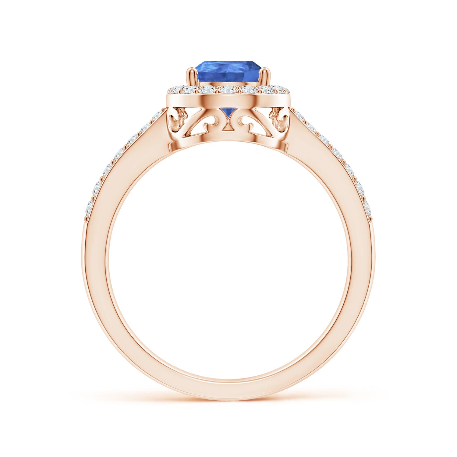 AA - Tanzanite / 1.41 CT / 14 KT Rose Gold