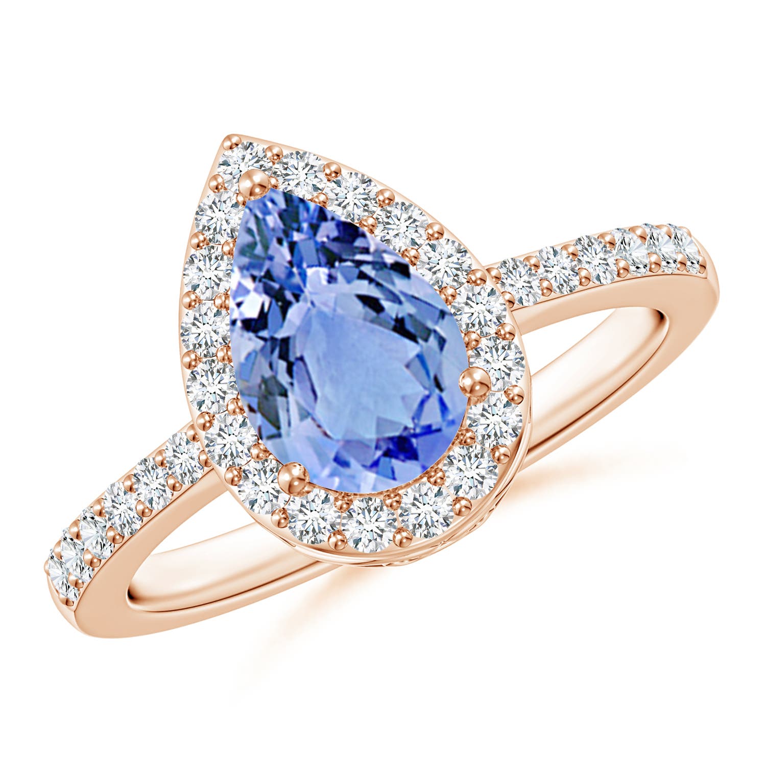 A - Tanzanite / 1.66 CT / 14 KT Rose Gold