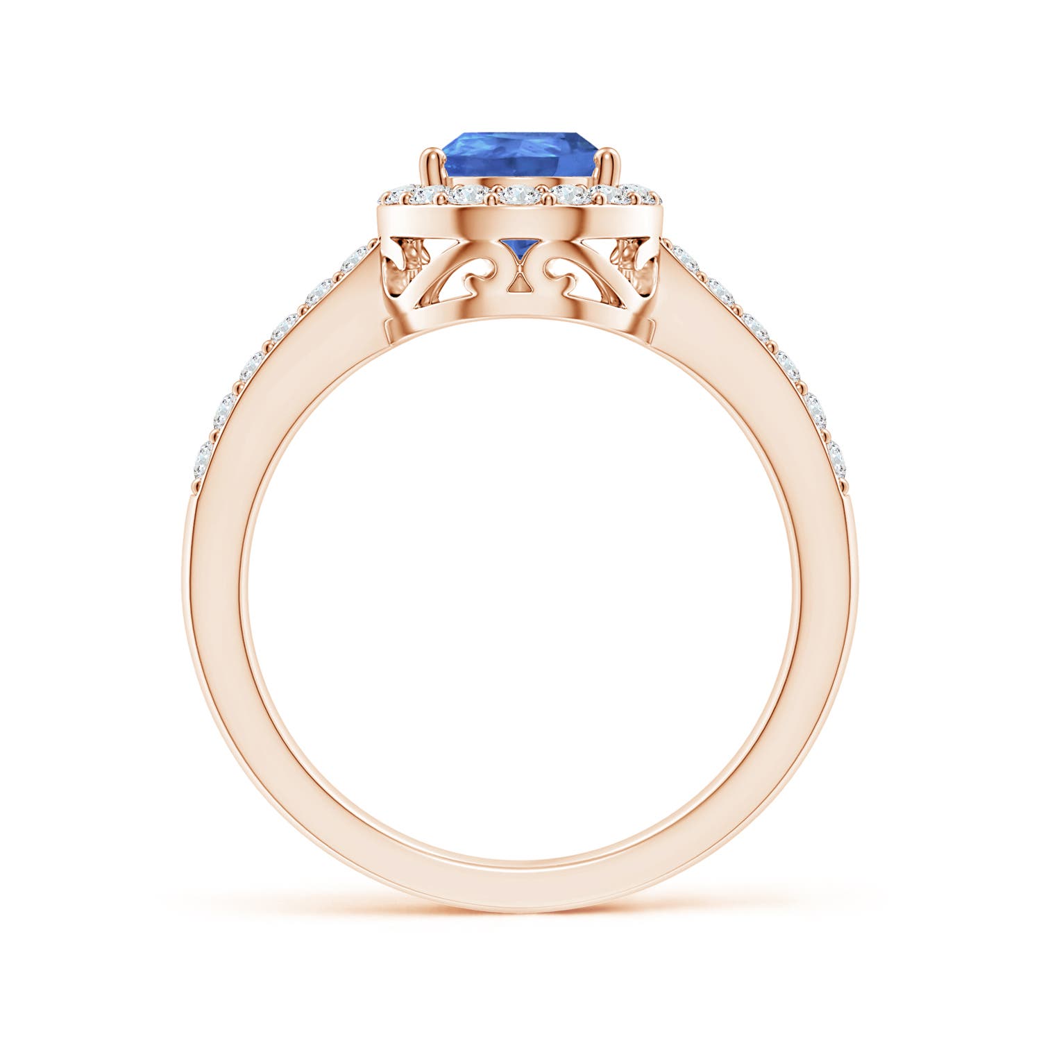 AA - Tanzanite / 1.66 CT / 14 KT Rose Gold