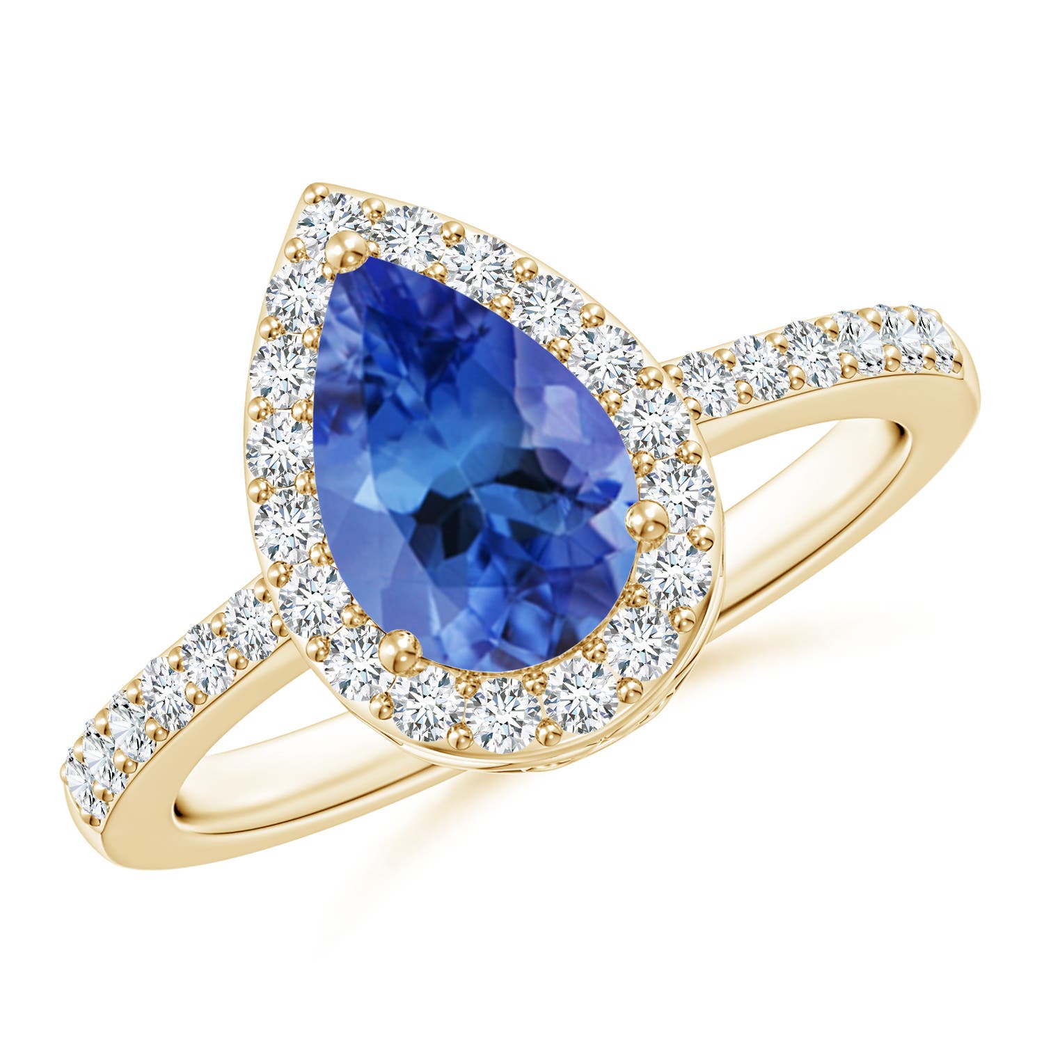 AA - Tanzanite / 1.66 CT / 14 KT Yellow Gold