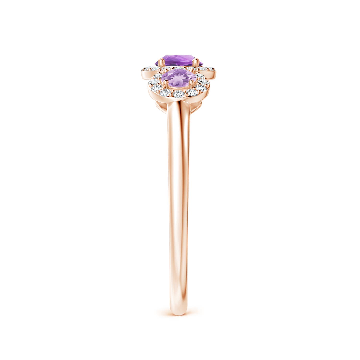 A - Amethyst / 0.72 CT / 14 KT Rose Gold