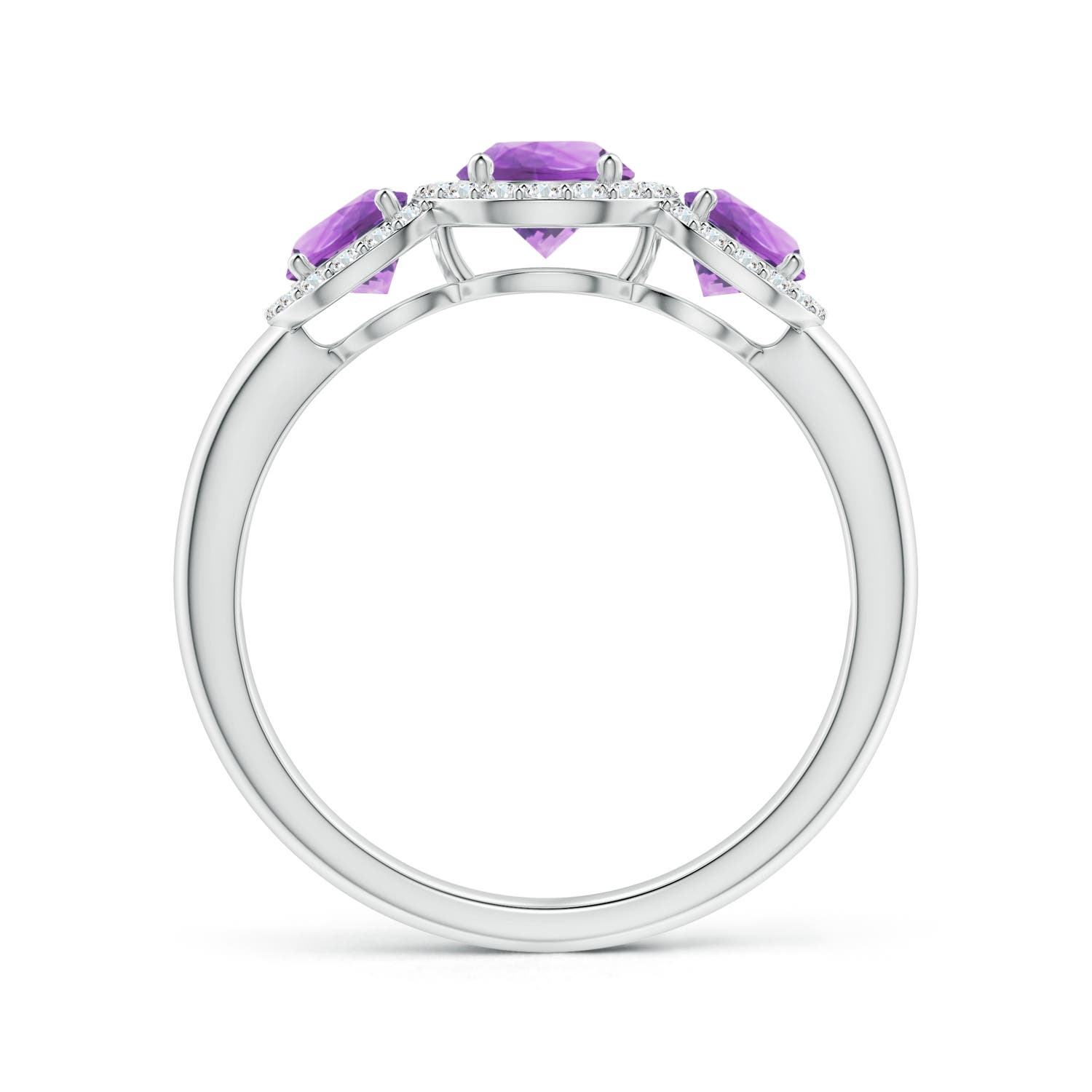 A - Amethyst / 1.27 CT / 14 KT White Gold