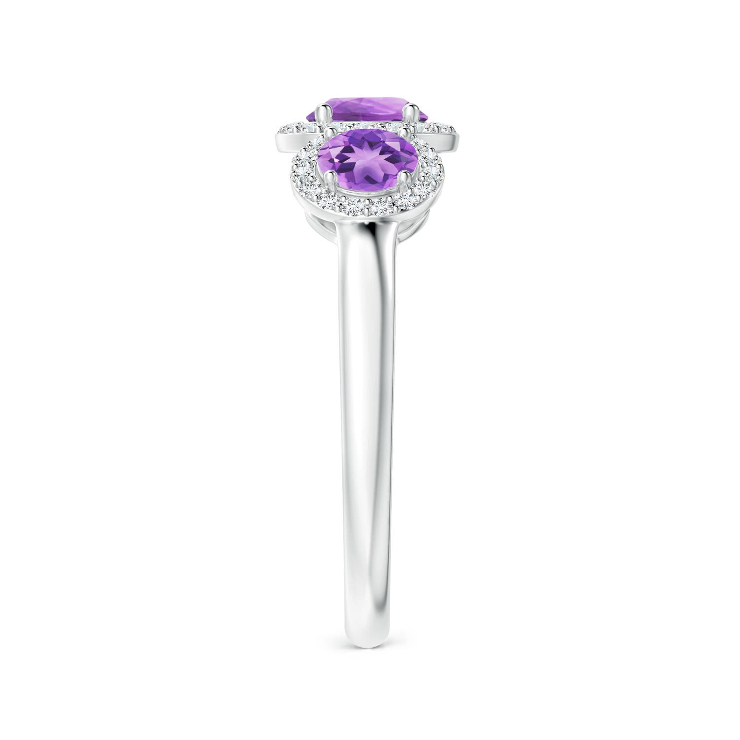 A - Amethyst / 1.27 CT / 14 KT White Gold