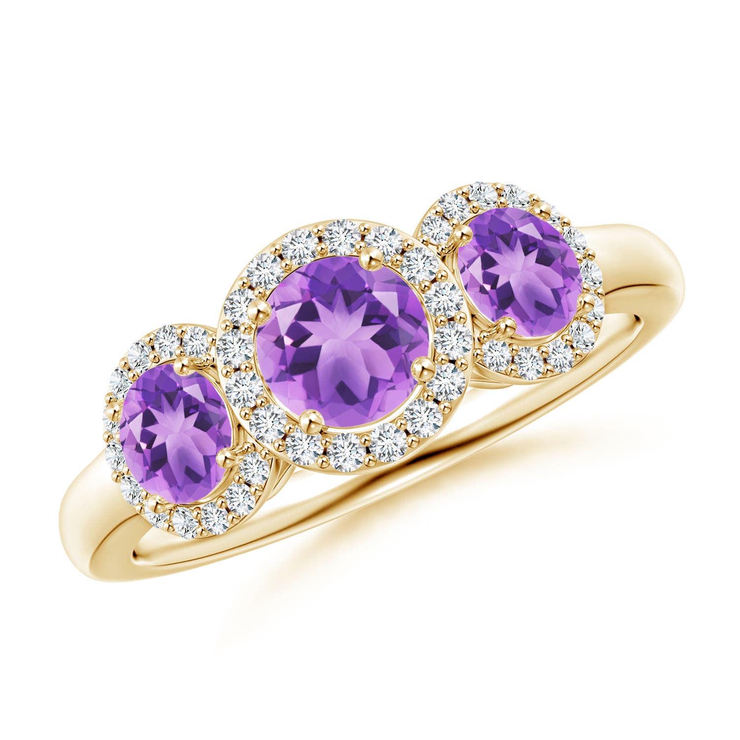 A - Amethyst / 1.27 CT / 14 KT Yellow Gold