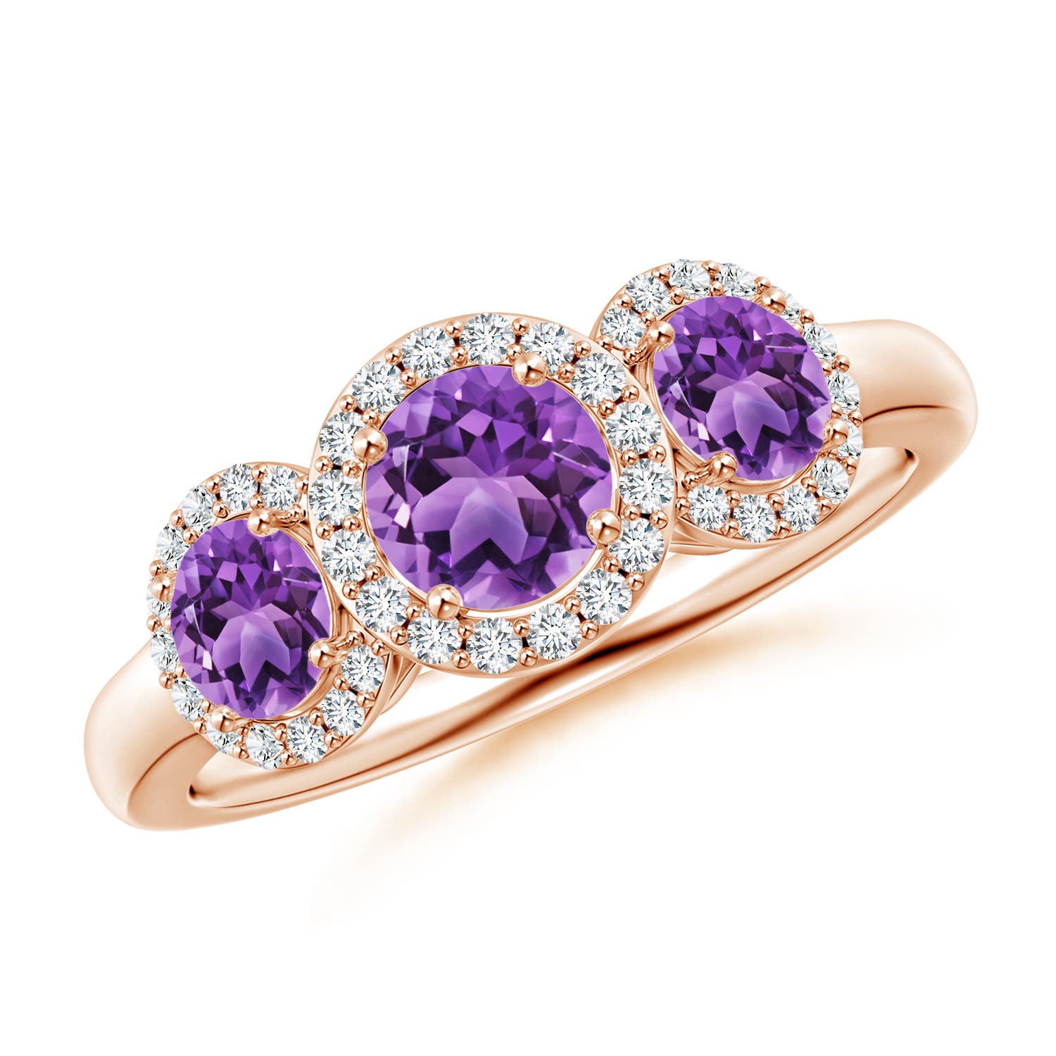 AA - Amethyst / 1.27 CT / 14 KT Rose Gold