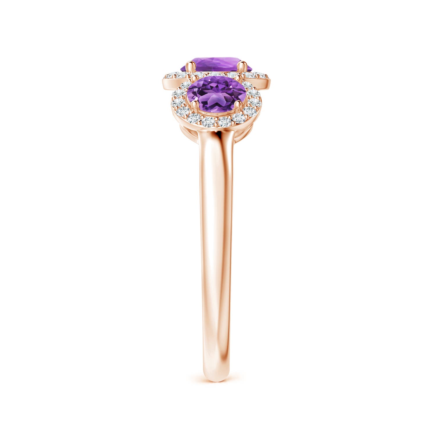 AA - Amethyst / 1.27 CT / 14 KT Rose Gold