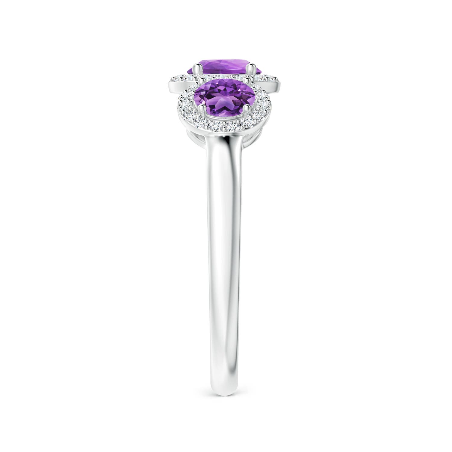 AA - Amethyst / 1.27 CT / 14 KT White Gold