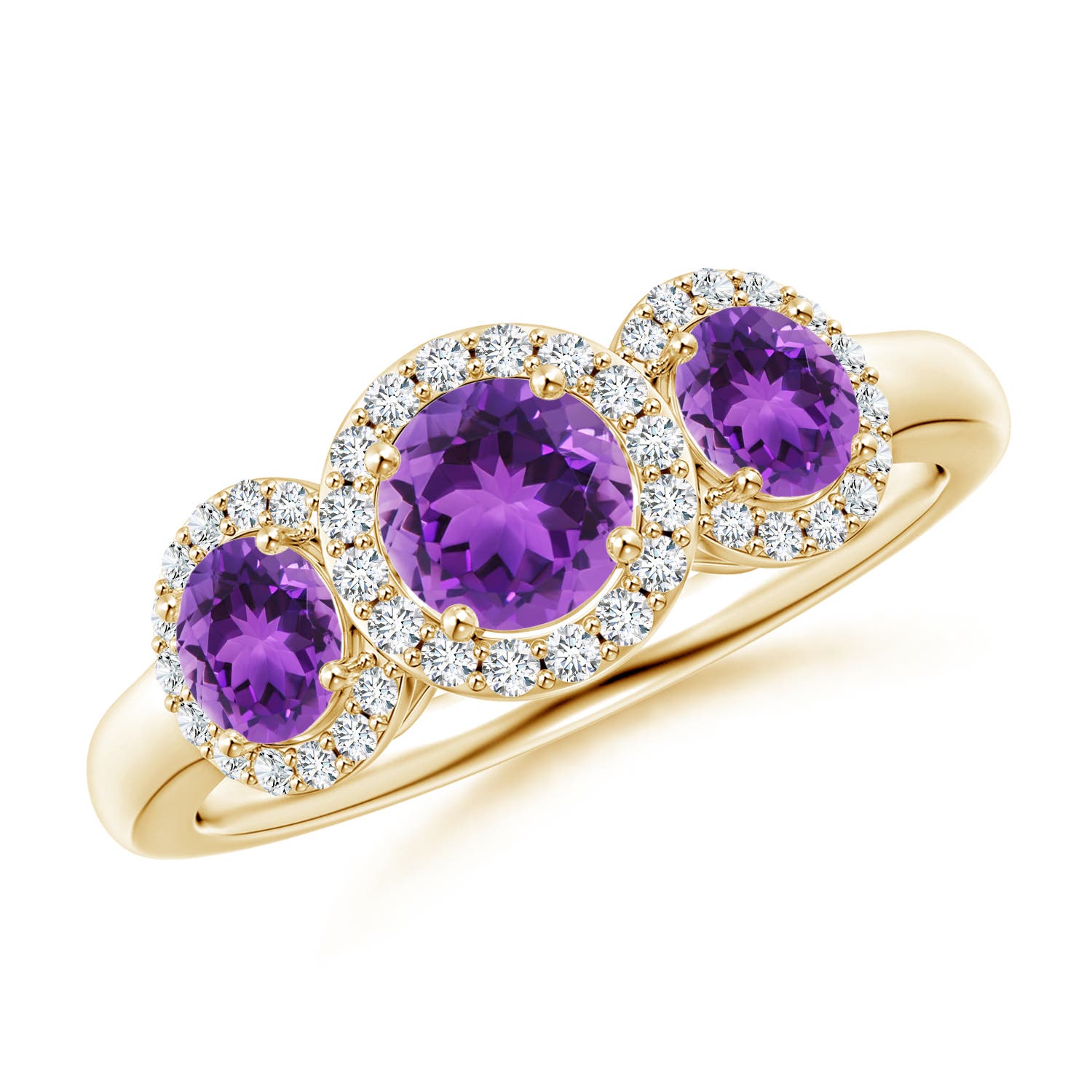 AAA - Amethyst / 1.27 CT / 14 KT Yellow Gold