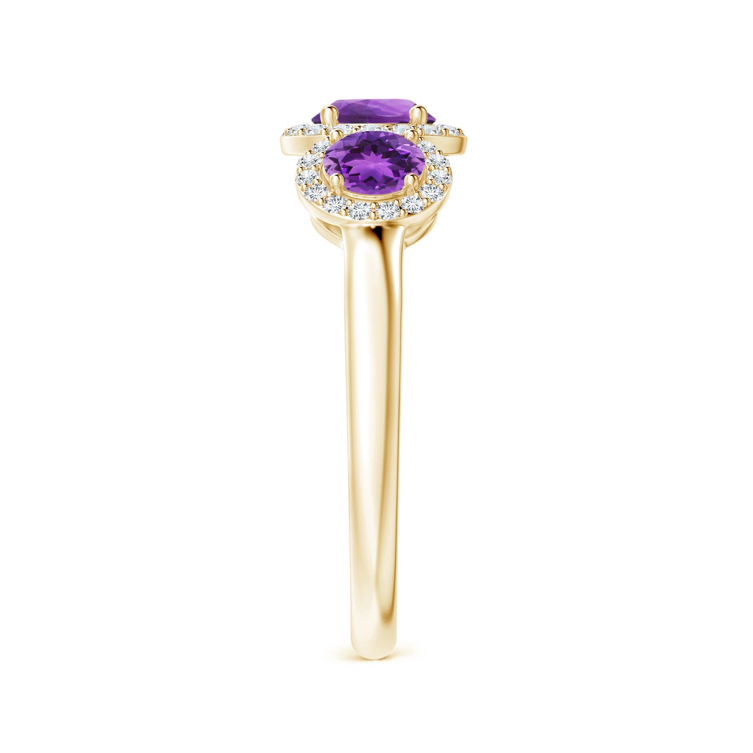 AAA - Amethyst / 1.27 CT / 14 KT Yellow Gold