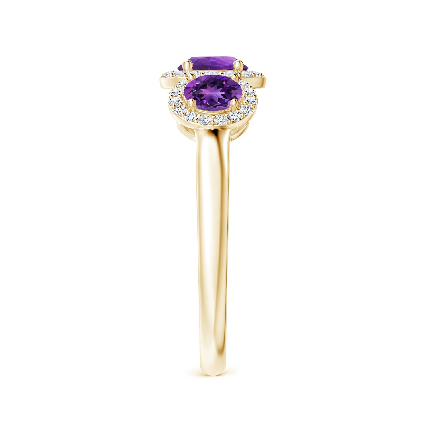 AAAA - Amethyst / 1.27 CT / 14 KT Yellow Gold