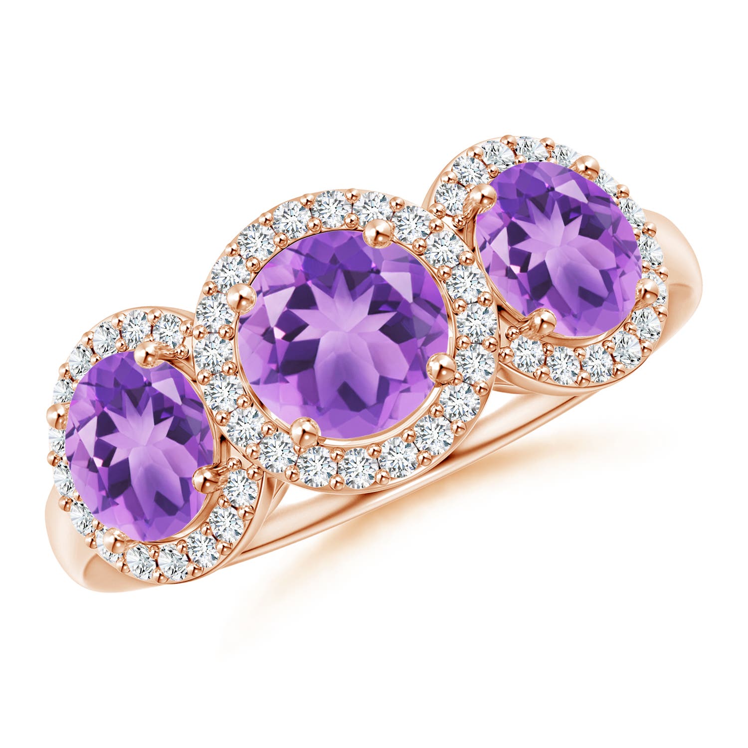 A - Amethyst / 2.08 CT / 14 KT Rose Gold