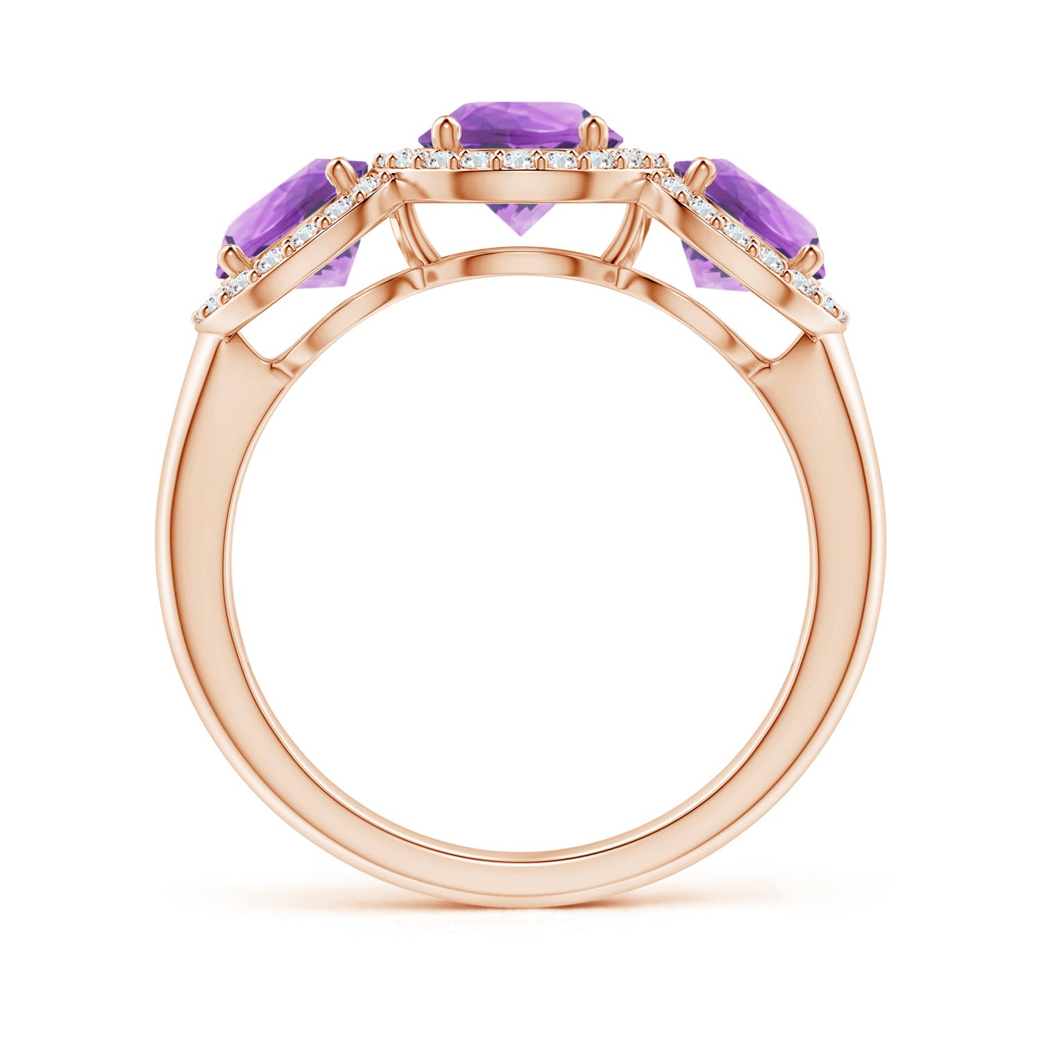 A - Amethyst / 2.08 CT / 14 KT Rose Gold