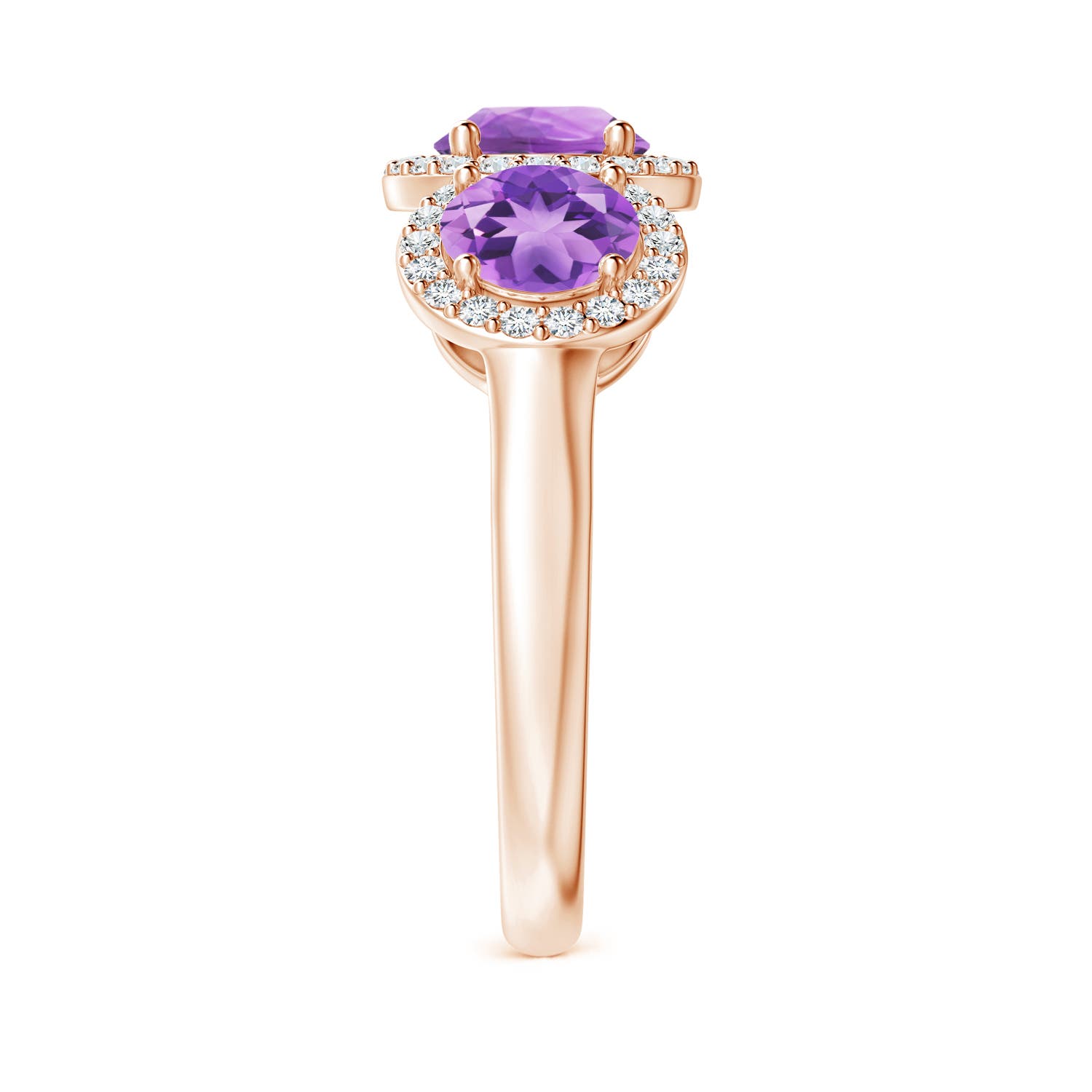 A - Amethyst / 2.08 CT / 14 KT Rose Gold