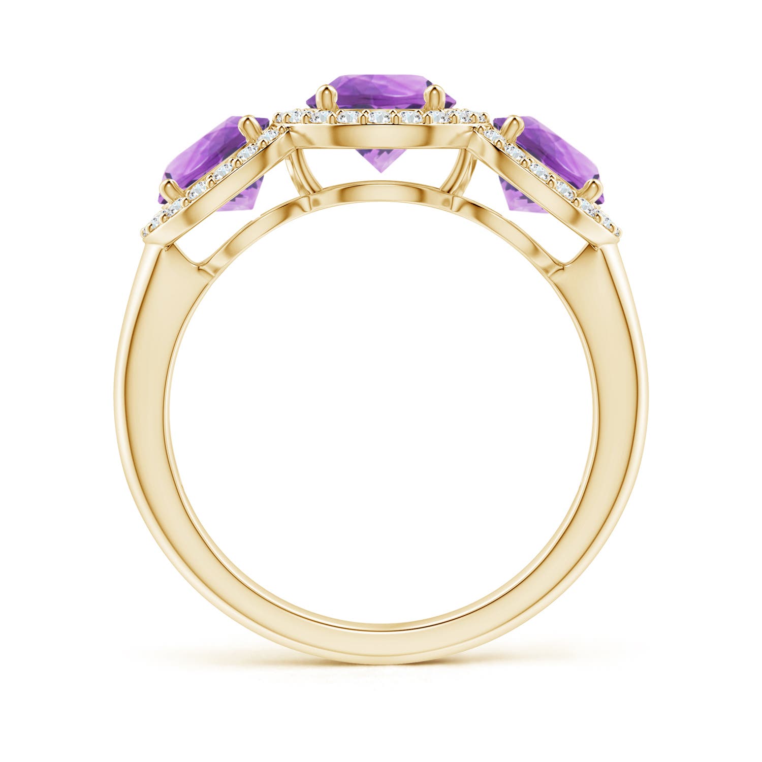 A - Amethyst / 2.08 CT / 14 KT Yellow Gold