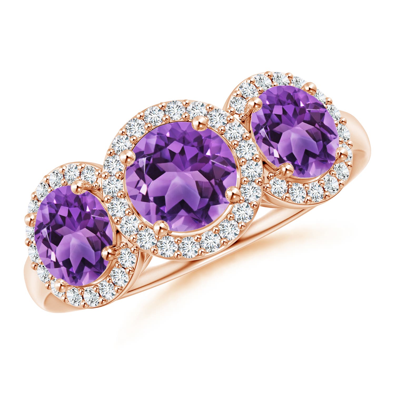 AA - Amethyst / 2.08 CT / 14 KT Rose Gold