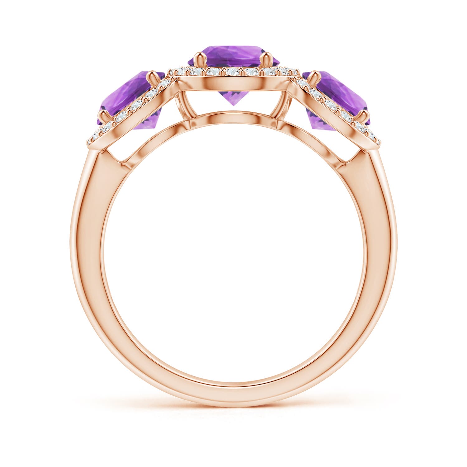 AA - Amethyst / 2.08 CT / 14 KT Rose Gold