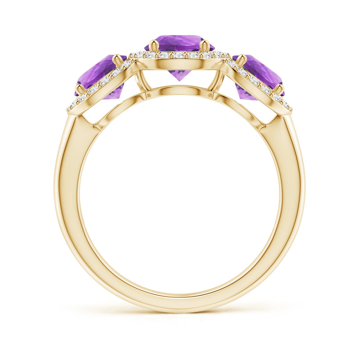 AA - Amethyst / 2.08 CT / 14 KT Yellow Gold