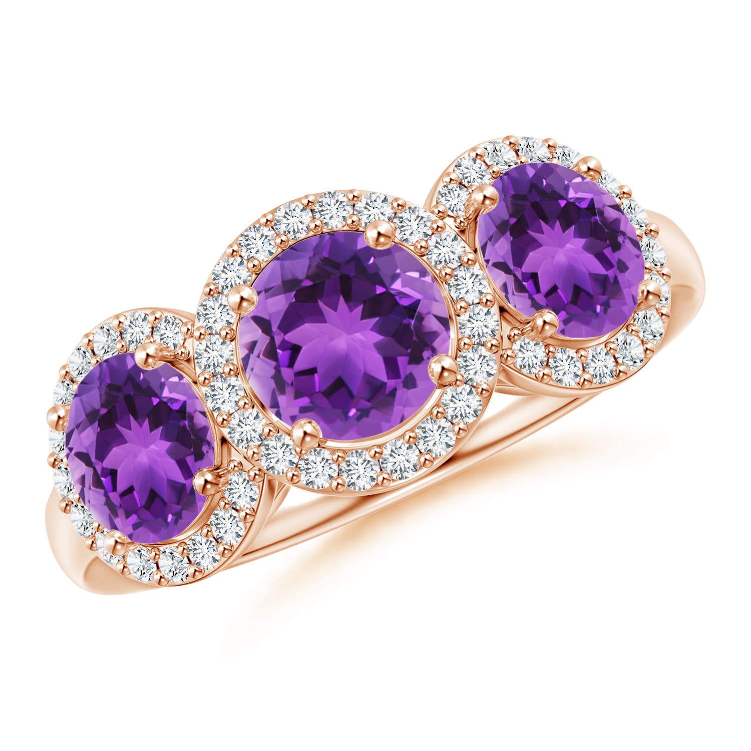 AAA - Amethyst / 2.08 CT / 14 KT Rose Gold