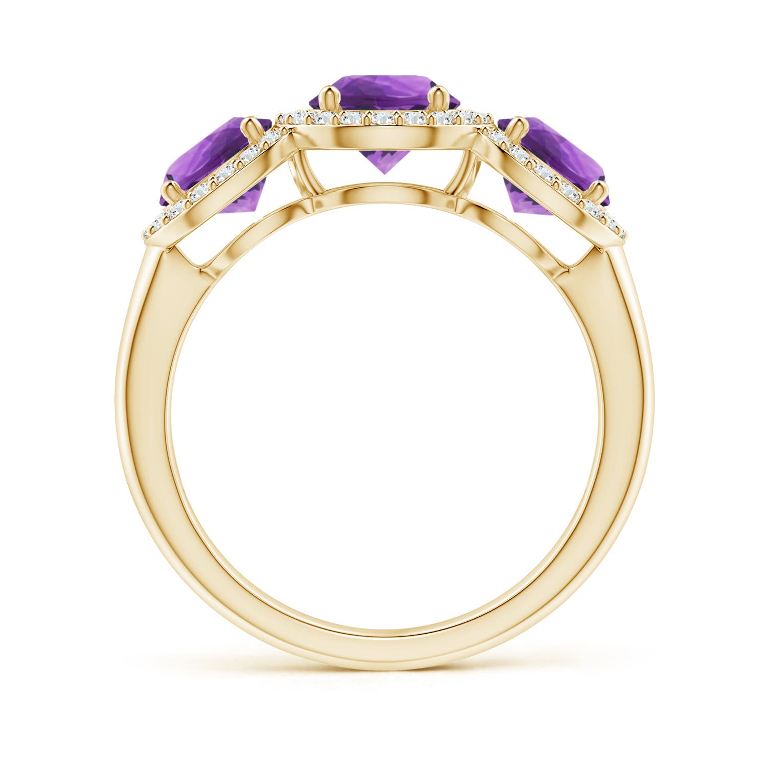 AAA - Amethyst / 2.08 CT / 14 KT Yellow Gold