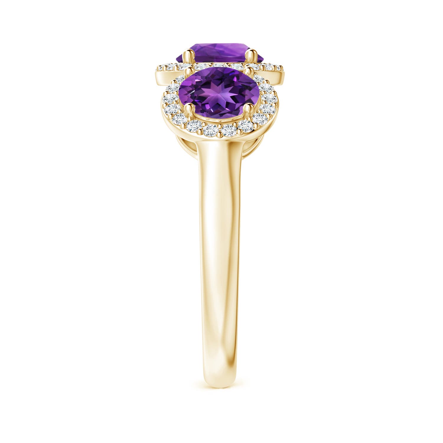 AAAA - Amethyst / 2.08 CT / 14 KT Yellow Gold