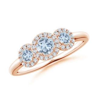 Round A Aquamarine