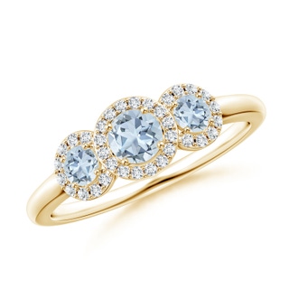 Round A Aquamarine