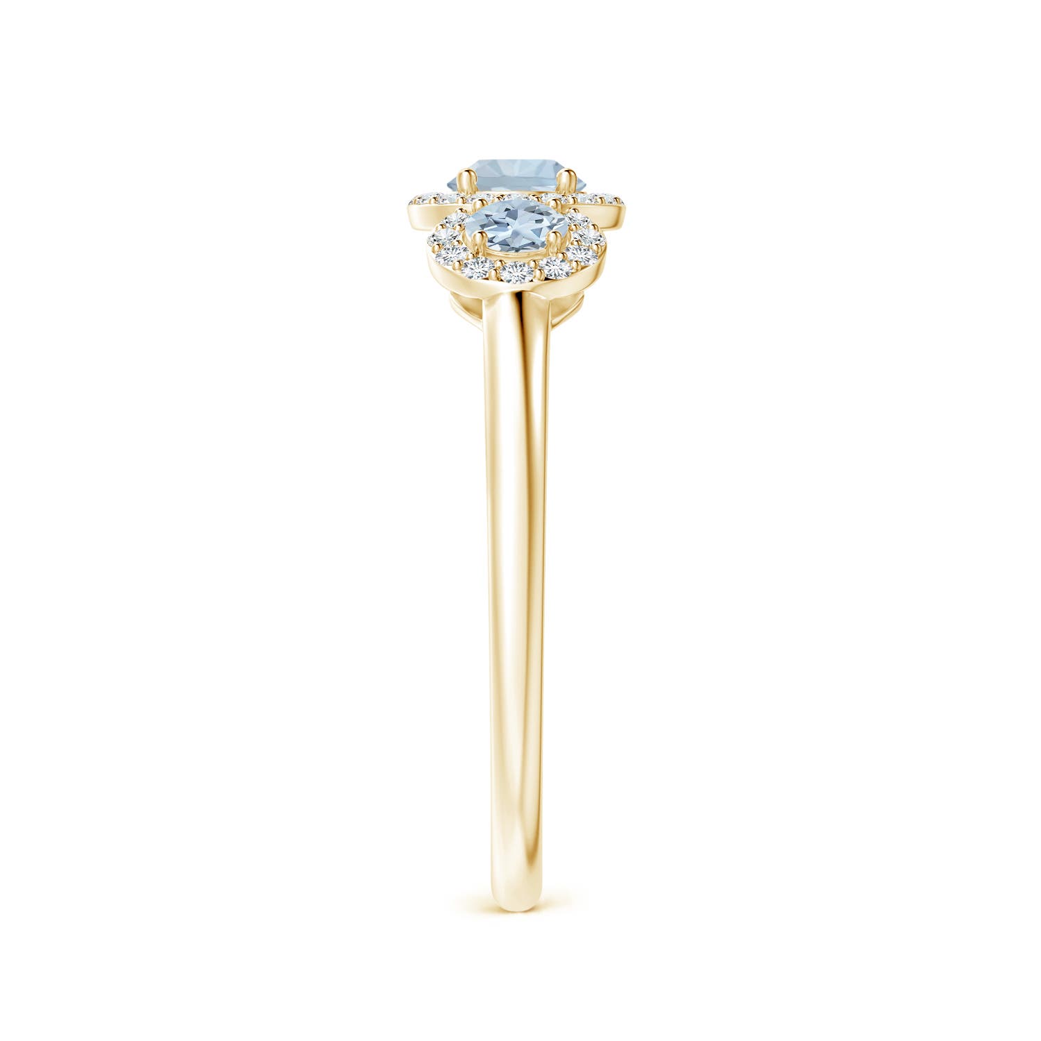 A - Aquamarine / 0.67 CT / 14 KT Yellow Gold