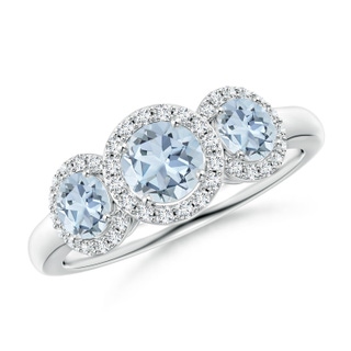 Round A Aquamarine