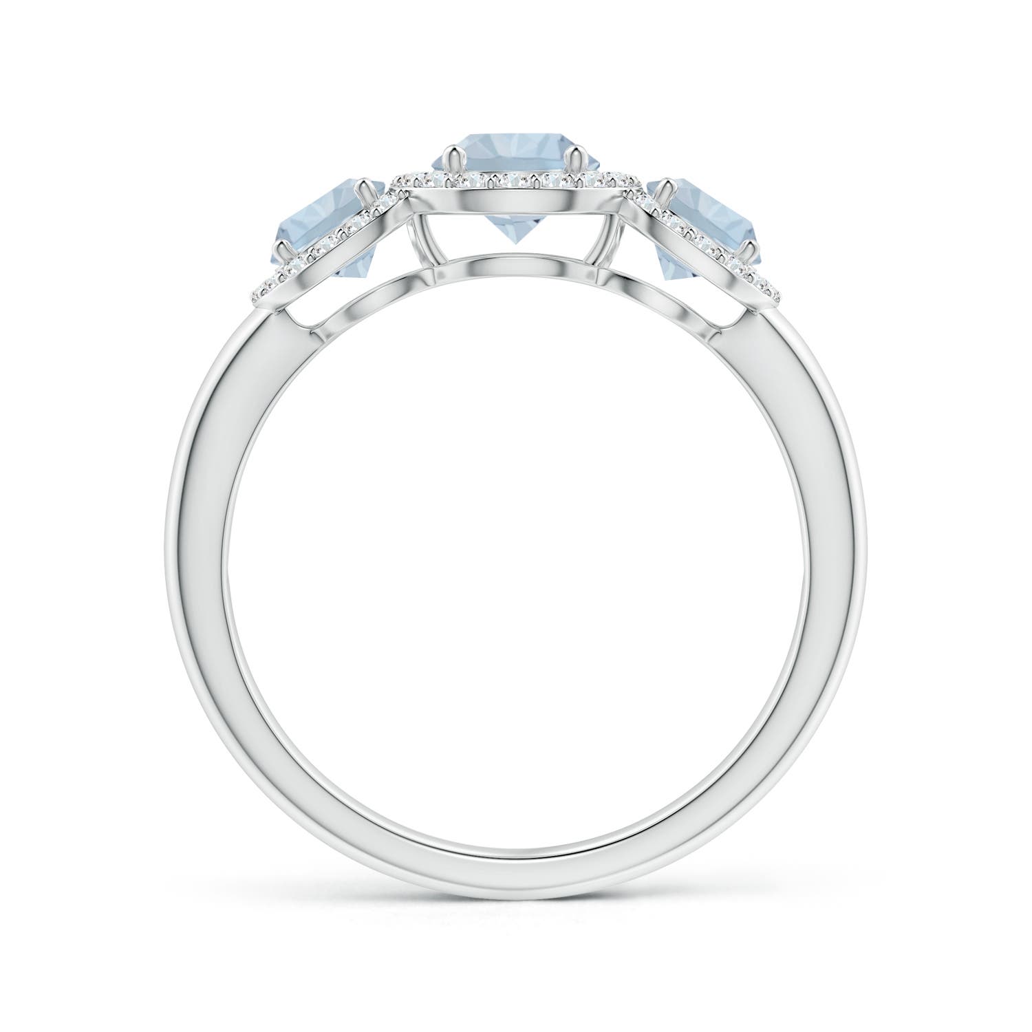 A - Aquamarine / 1.12 CT / 14 KT White Gold