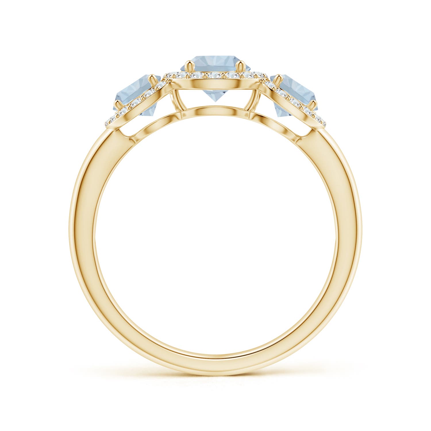 A - Aquamarine / 1.12 CT / 14 KT Yellow Gold