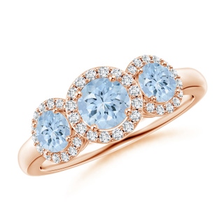 Round AA Aquamarine