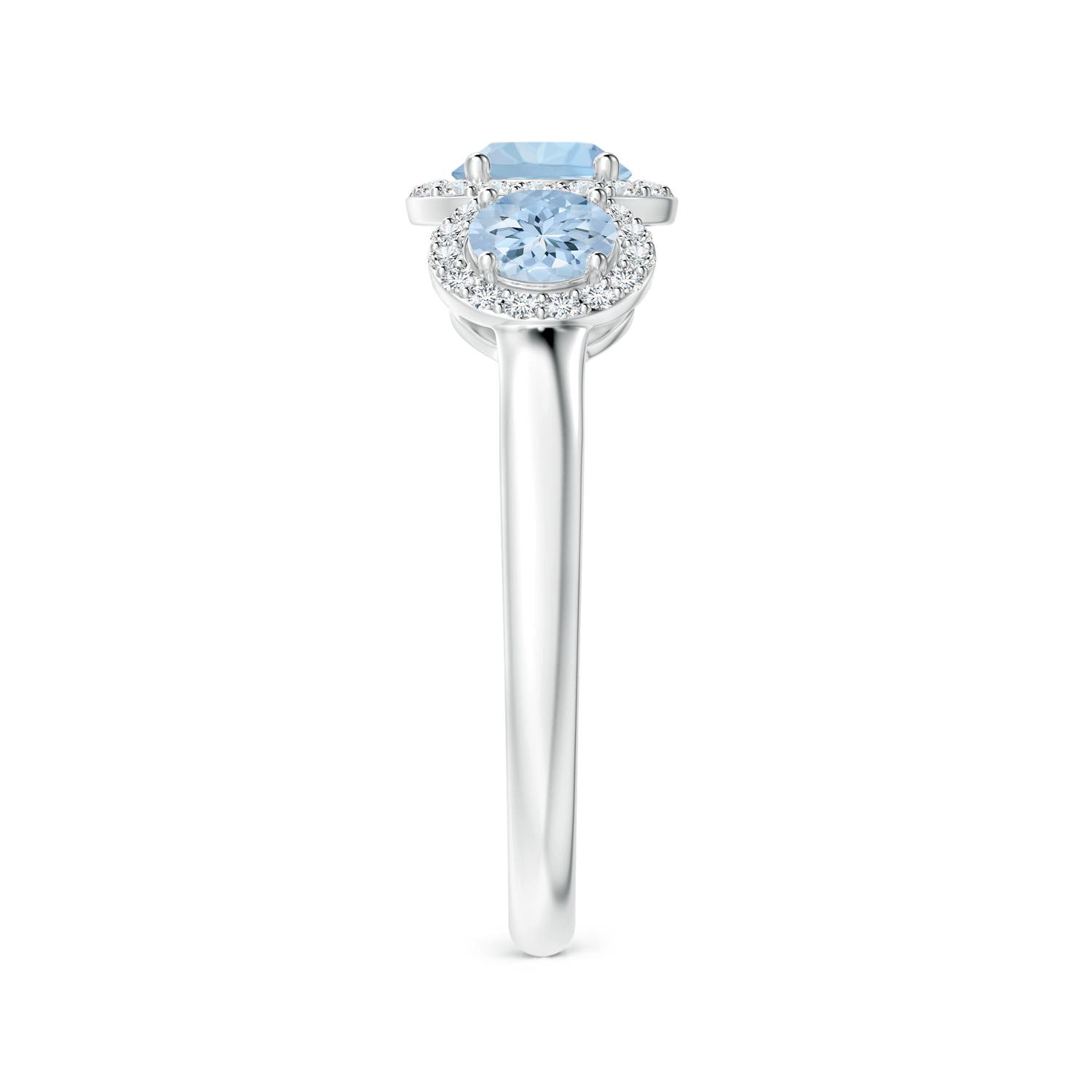 AA - Aquamarine / 1.12 CT / 14 KT White Gold