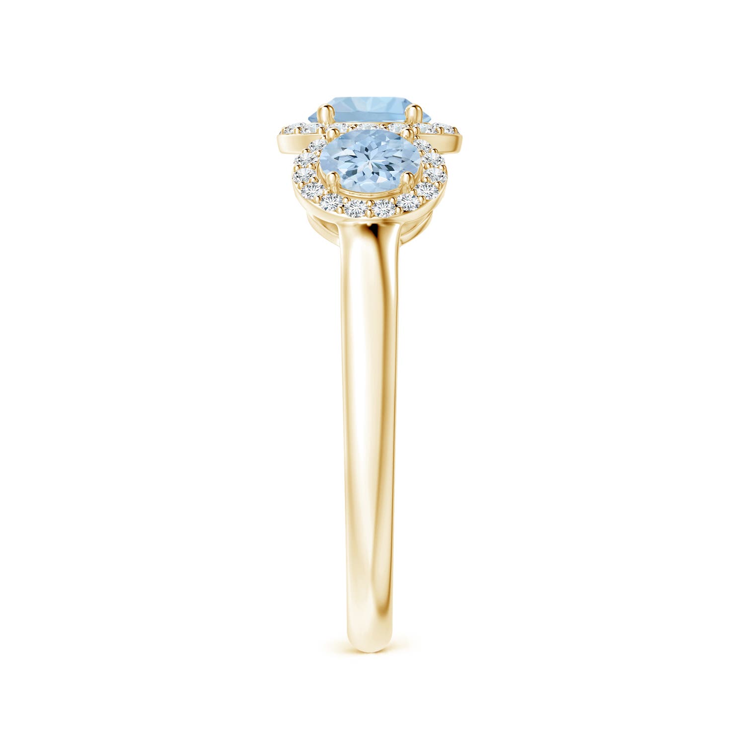 AA - Aquamarine / 1.12 CT / 14 KT Yellow Gold