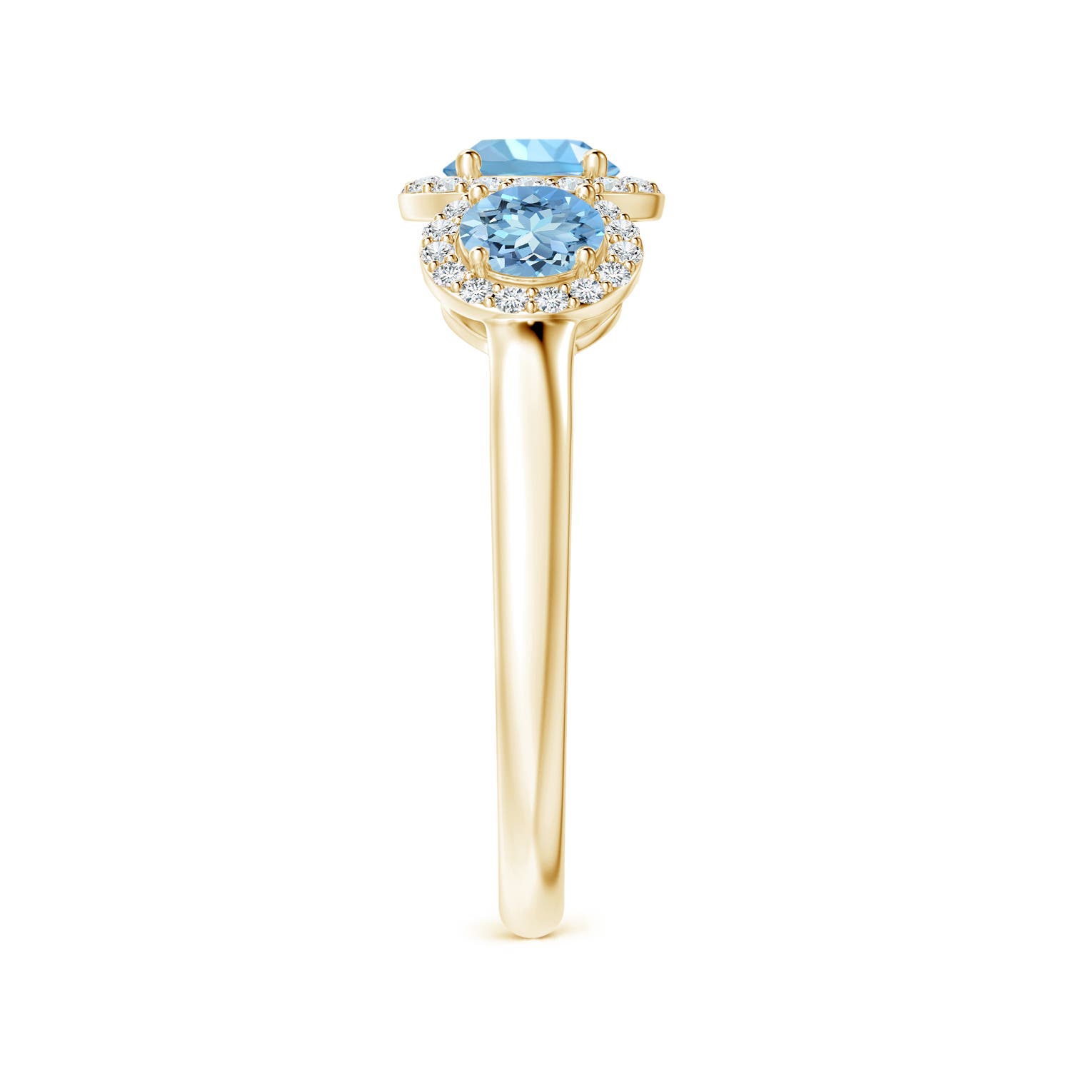 AAAA - Aquamarine / 1.12 CT / 14 KT Yellow Gold