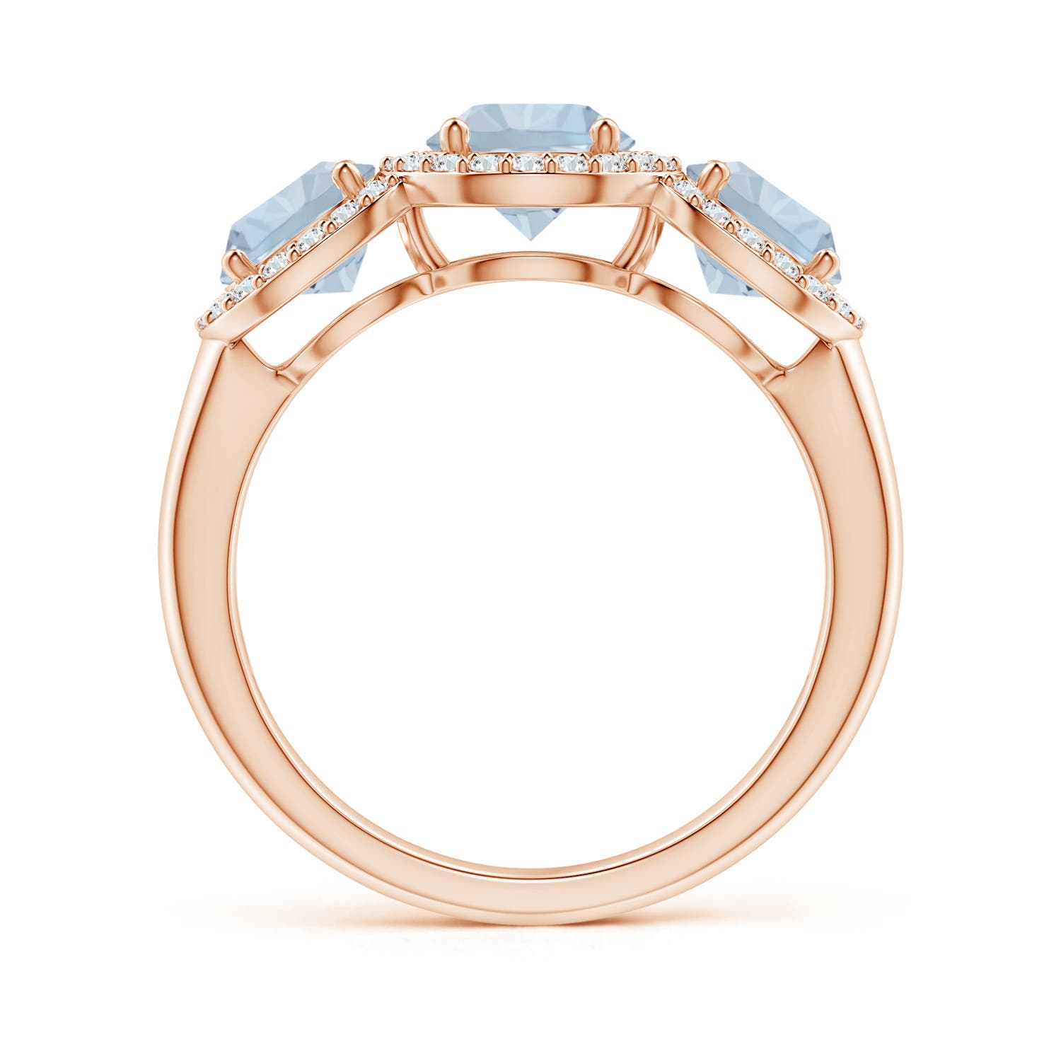 A - Aquamarine / 1.9 CT / 14 KT Rose Gold