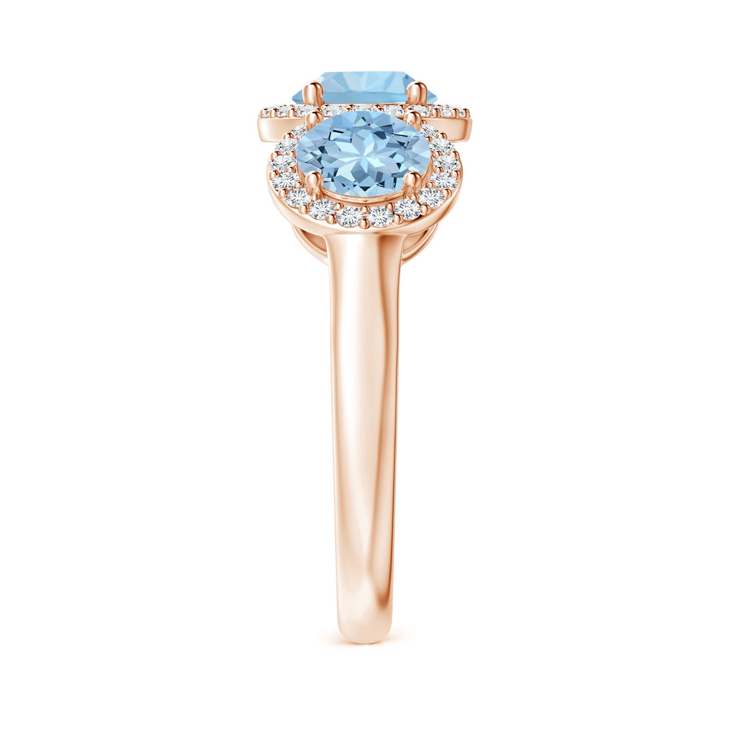 AAA - Aquamarine / 1.9 CT / 14 KT Rose Gold