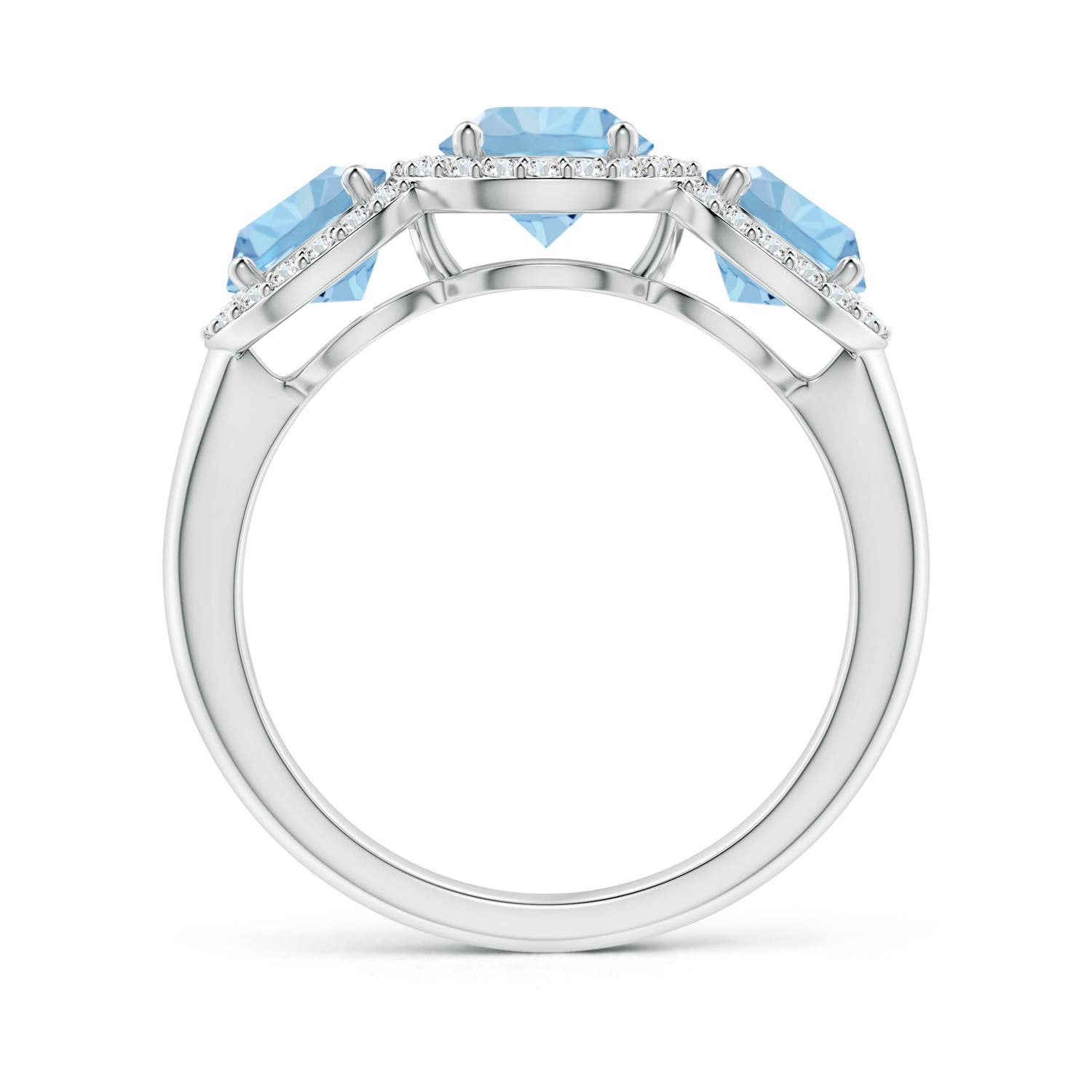 AAA - Aquamarine / 1.9 CT / 14 KT White Gold