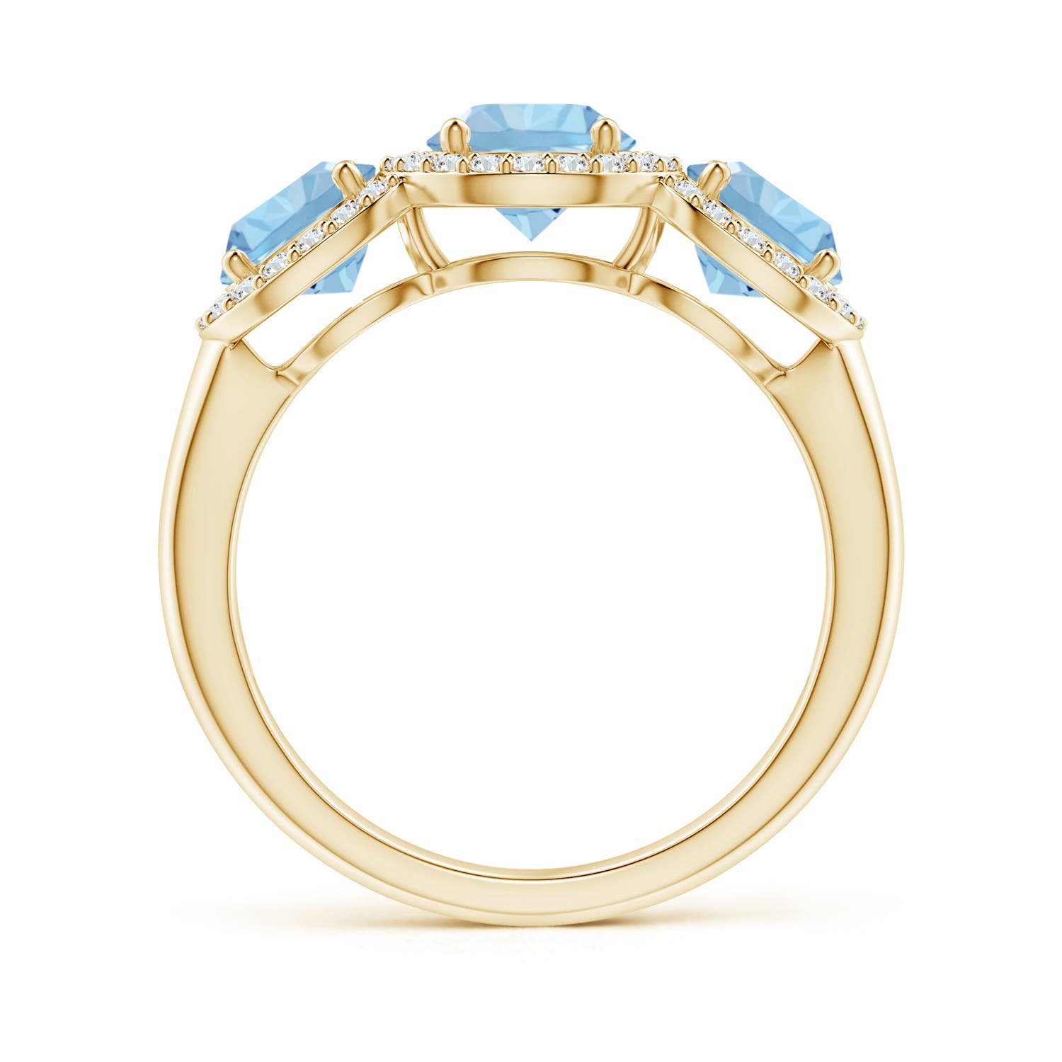 AAA - Aquamarine / 1.9 CT / 14 KT Yellow Gold