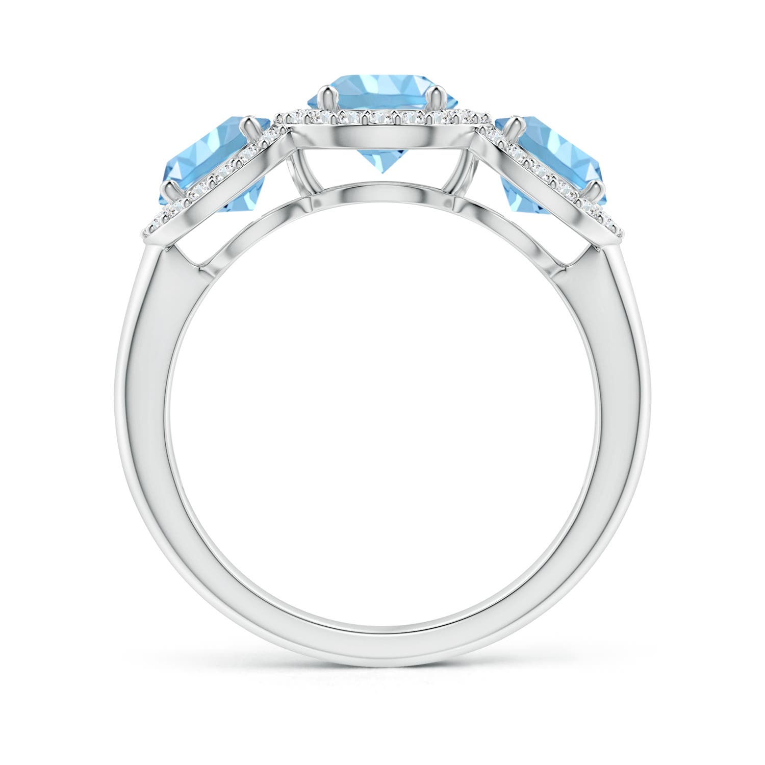 AAAA - Aquamarine / 1.9 CT / 14 KT White Gold