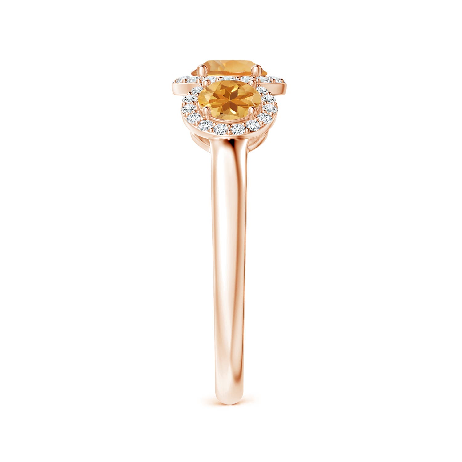 A - Citrine / 1.23 CT / 14 KT Rose Gold