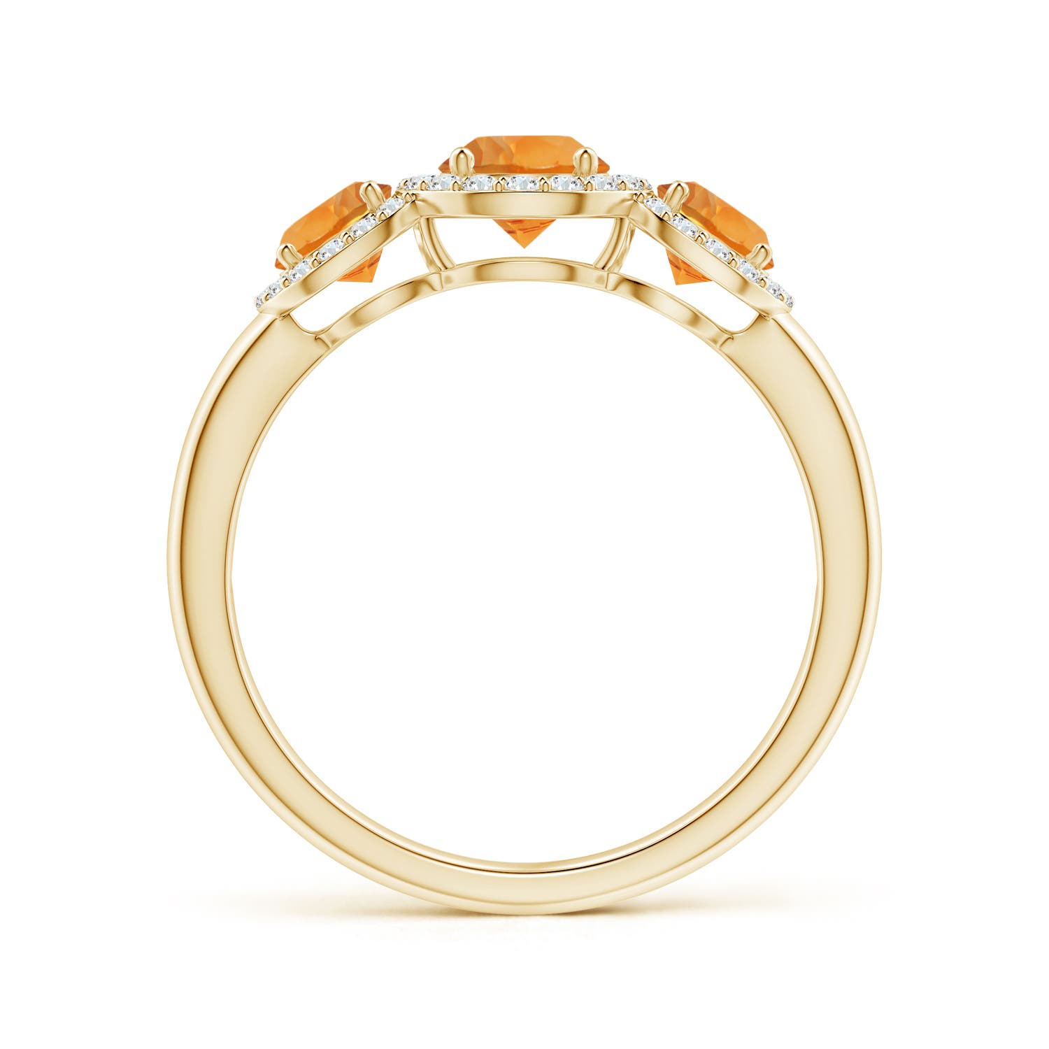 AAA - Citrine / 1.23 CT / 14 KT Yellow Gold