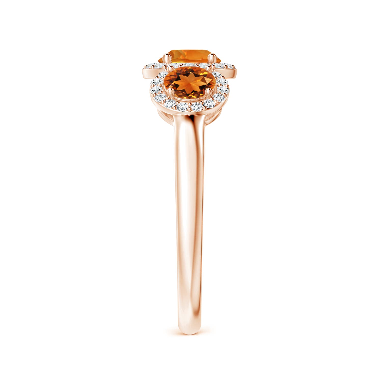 AAAA - Citrine / 1.23 CT / 14 KT Rose Gold