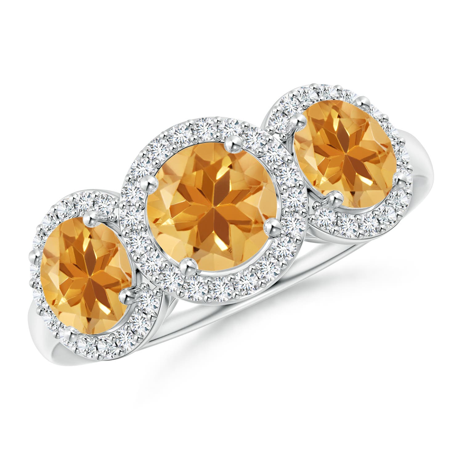 A - Citrine / 1.98 CT / 14 KT White Gold