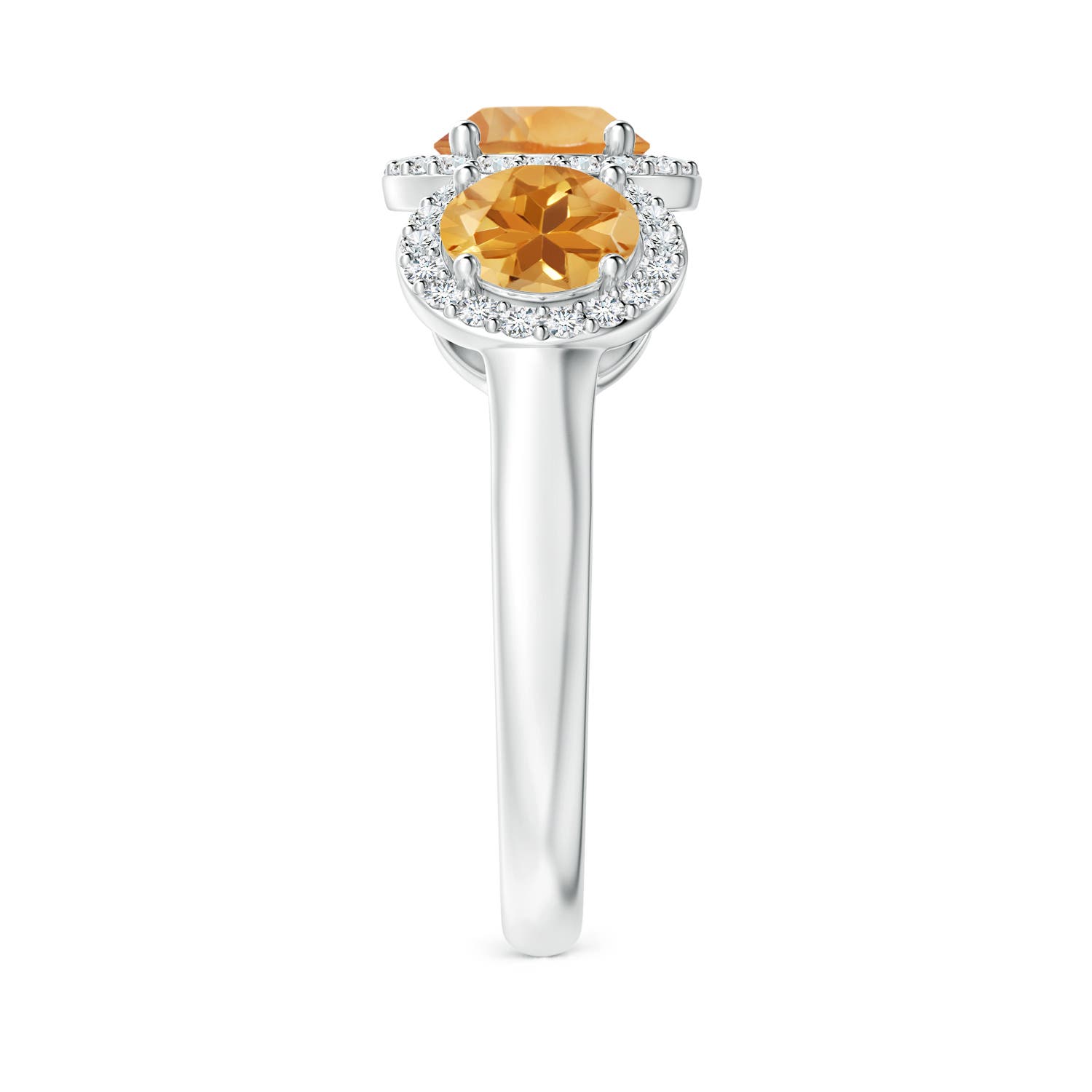 A - Citrine / 1.98 CT / 14 KT White Gold