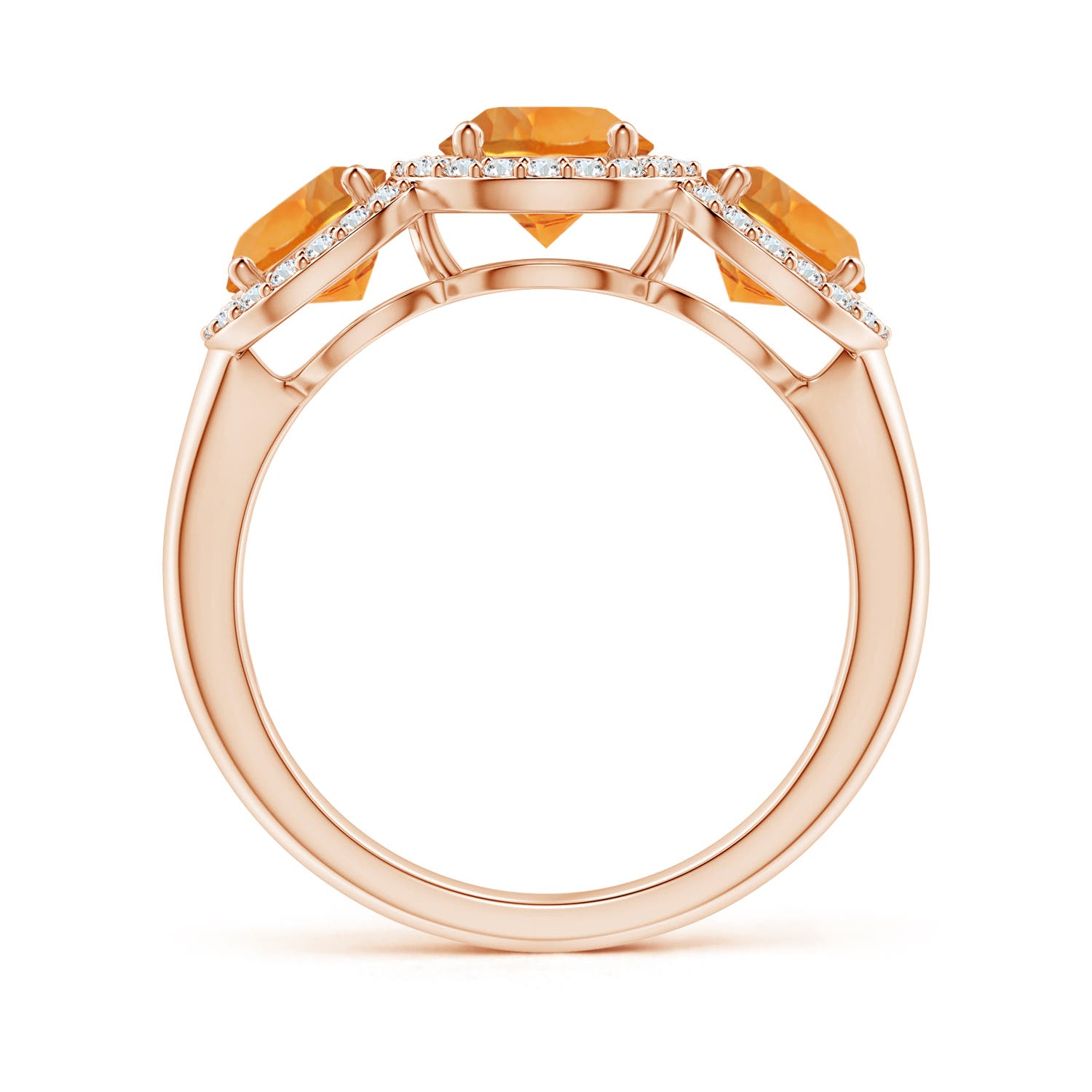 AAA - Citrine / 1.98 CT / 14 KT Rose Gold