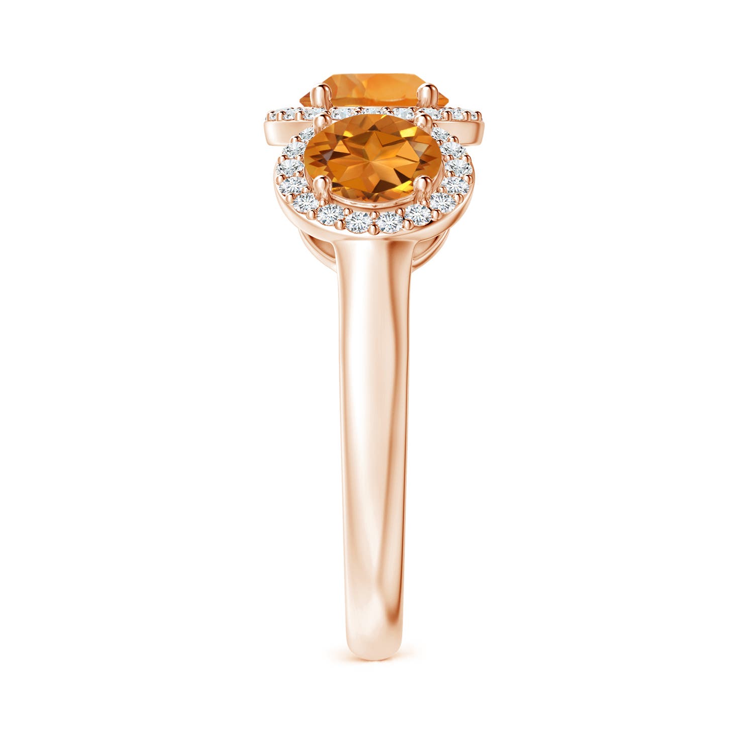 AAA - Citrine / 1.98 CT / 14 KT Rose Gold