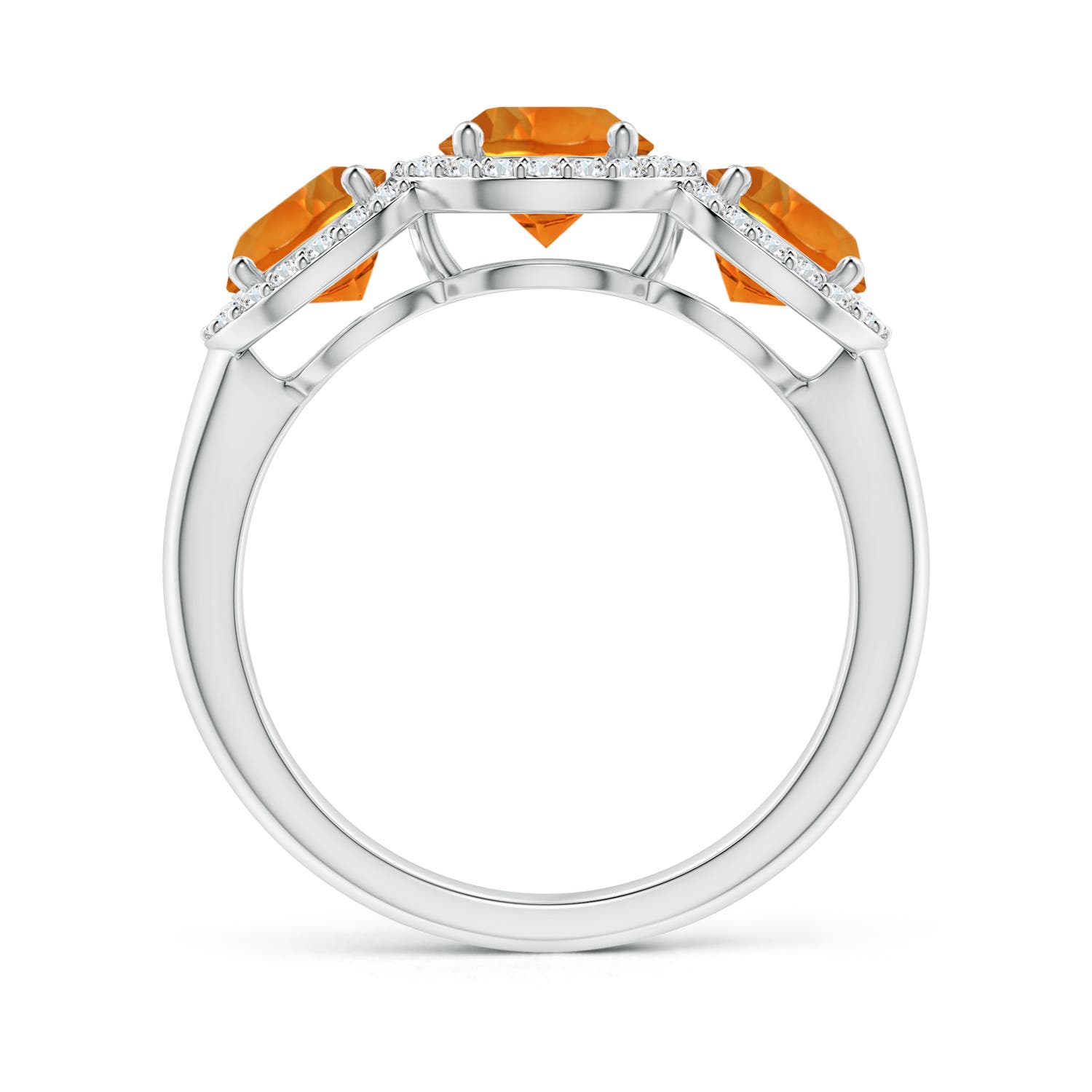 AAAA - Citrine / 1.98 CT / 14 KT White Gold