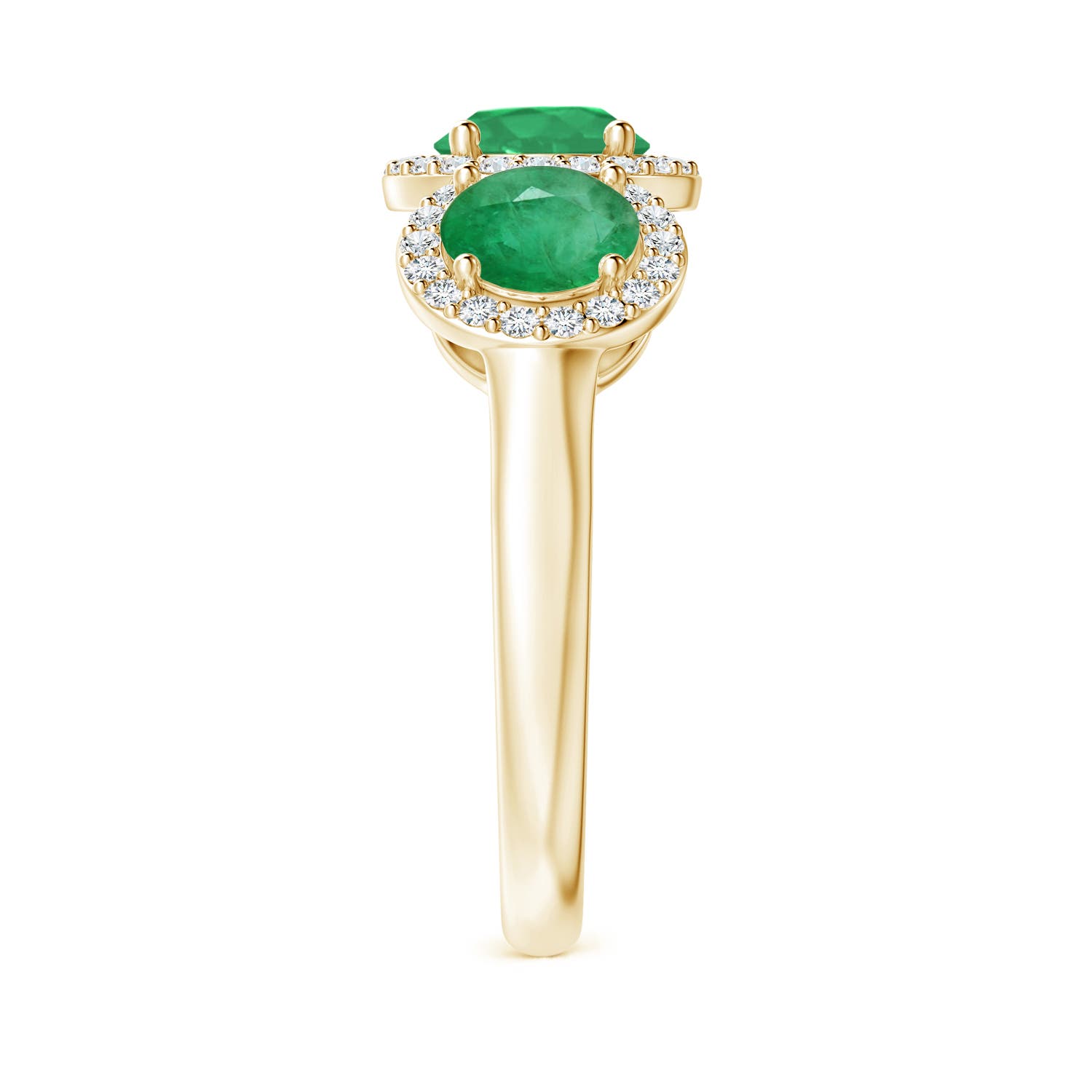 A - Emerald / 2.03 CT / 14 KT Yellow Gold