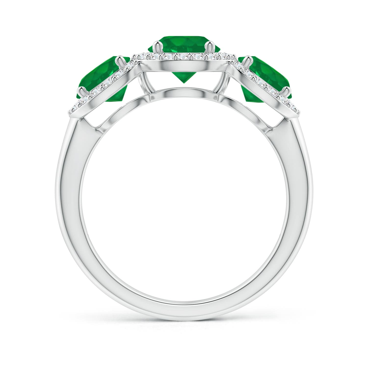 AA - Emerald / 2.03 CT / 14 KT White Gold