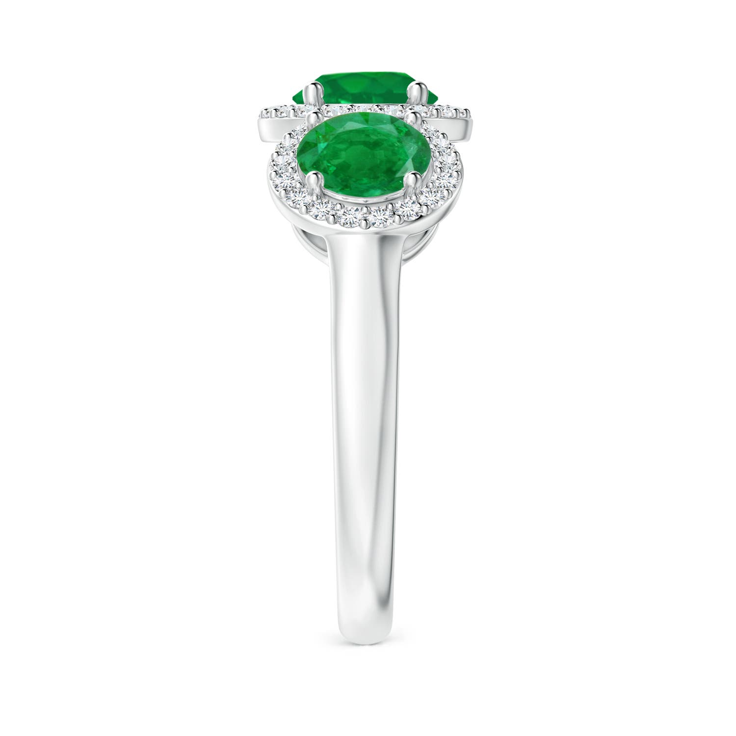 AA - Emerald / 2.03 CT / 14 KT White Gold